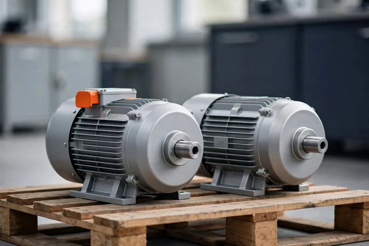 Electric motors in a workshop
